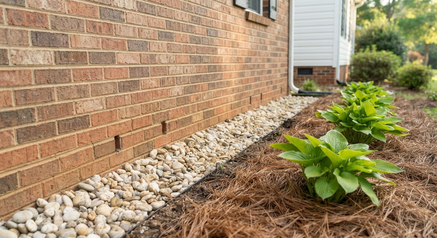 The Hidden Cost of Curb Appeal: How Pine Straw and Mulch Invite Pests to Your Foundation